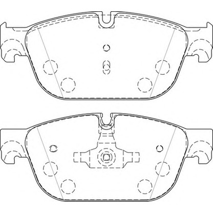 Photo Brake Pad Set, disc brake NECTO FD7485A