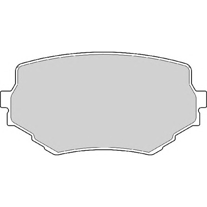 Фото Комплект тормозных колодок, дисковый тормоз NECTO FD6971A