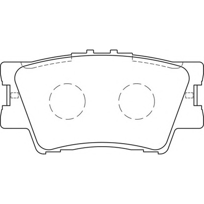 Photo Brake Pad Set, disc brake NECTO FD7244A