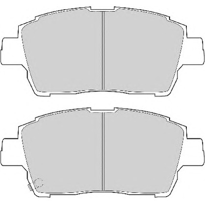 Фото Комплект тормозных колодок, дисковый тормоз NECTO FD6908A