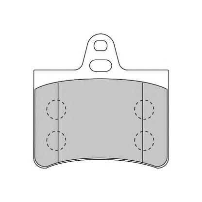 Фото Комплект тормозных колодок, дисковый тормоз NECTO FD6877A