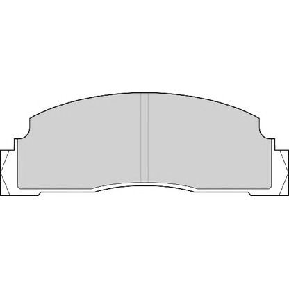 Photo Brake Pad Set, disc brake NECTO FD688A