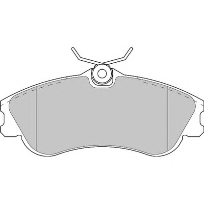 Photo Brake Pad Set, disc brake NECTO FD6892A