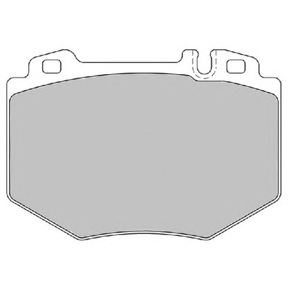 Фото Комплект тормозных колодок, дисковый тормоз NECTO FD7144A