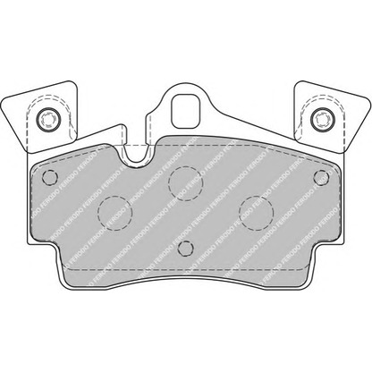 Photo Brake Pad Set, disc brake NECTO FD7213A