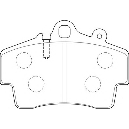 Photo Brake Pad Set, disc brake NECTO FD7220A