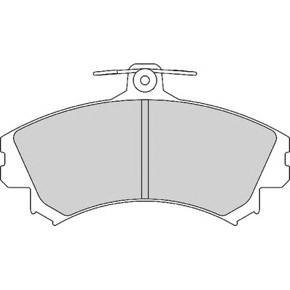 Photo Brake Pad Set, disc brake NECTO FD7151A