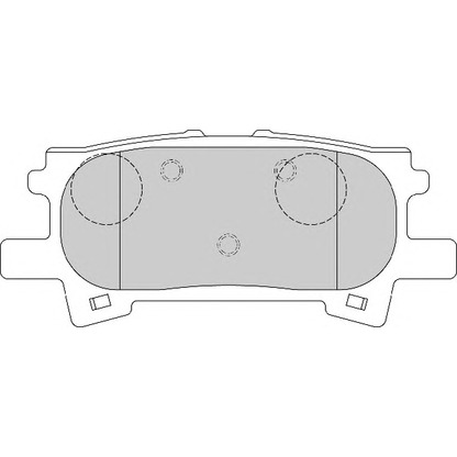 Фото Комплект тормозных колодок, дисковый тормоз NECTO FD7170A