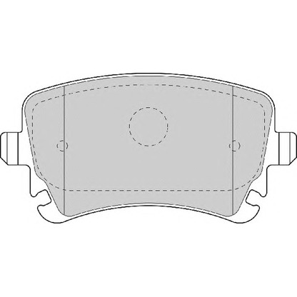 Photo Brake Pad Set, disc brake NECTO FD7176A