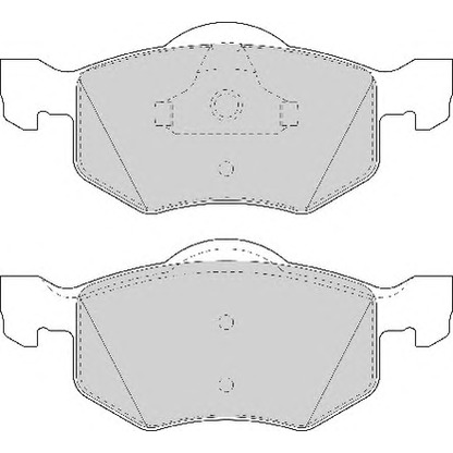 Photo Brake Pad Set, disc brake NECTO FD7036A