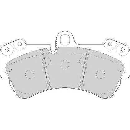 Photo Brake Pad Set, disc brake NECTO FD7068A