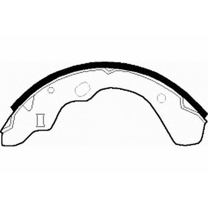 Photo Brake Shoe Set NECTO N1476