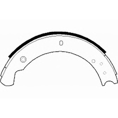 Photo Brake Shoe Set NECTO N1488