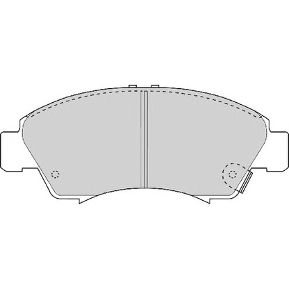 Photo Brake Pad Set, disc brake NECTO FD6537N