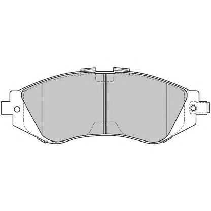 Photo Brake Pad Set, disc brake NECTO FD6815N