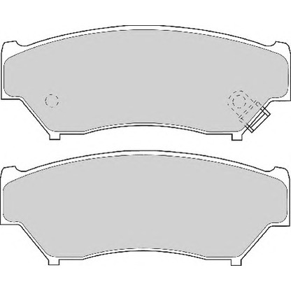 Photo Brake Pad Set, disc brake NECTO FD6745N