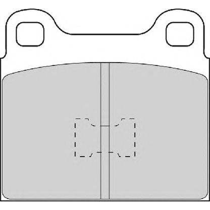 Photo Kit de plaquettes de frein, frein à disque NECTO FD449N