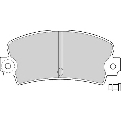 Foto Kit pastiglie freno, Freno a disco NECTO FD614E