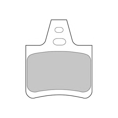 Photo Kit de plaquettes de frein, frein à disque NECTO FD6188N