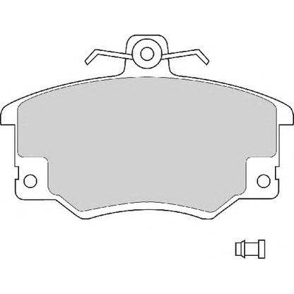 Photo Brake Pad Set, disc brake NECTO FD221E