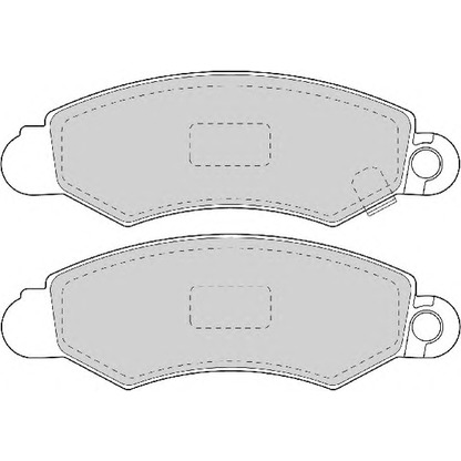 Photo Brake Pad Set, disc brake NECTO FD6914N