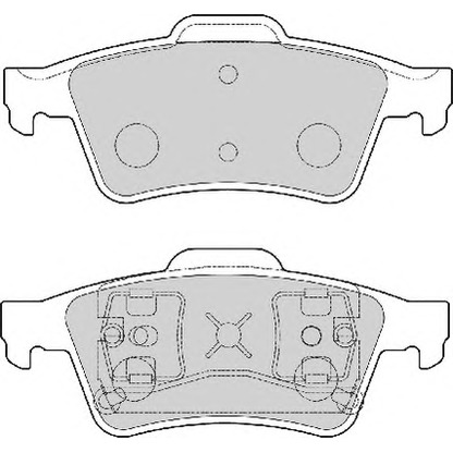 Photo Brake Pad Set, disc brake NECTO FD7026N