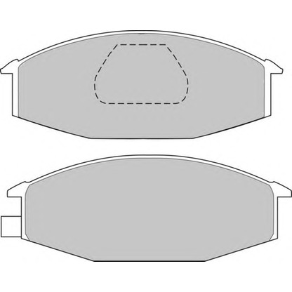 Фото Комплект тормозных колодок, дисковый тормоз NECTO FD6552V