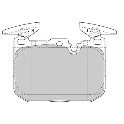 Foto Bremsbelagsatz, Scheibenbremse NECTO FD7607A