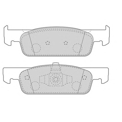 Foto Kit pastiglie freno, Freno a disco NECTO FD7611A