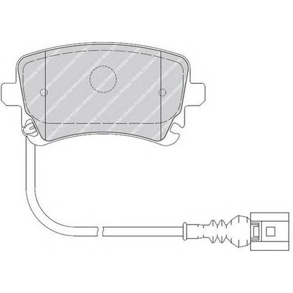 Foto Kit pastiglie freno, Freno a disco NECTO FD7174V