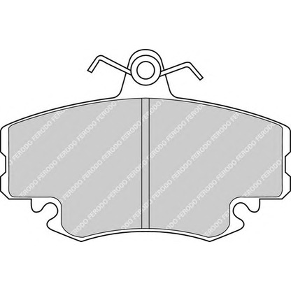 Photo Brake Pad Set, disc brake NECTO FD7181A