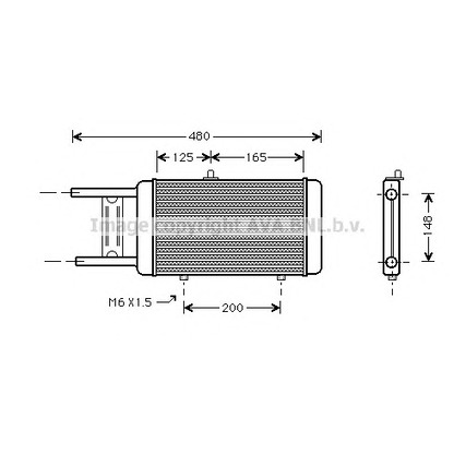 Photo Radiator, engine cooling AVA QUALITY COOLING AI2066