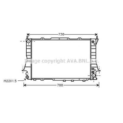 Foto Kühler, Motorkühlung AVA QUALITY COOLING AI2101