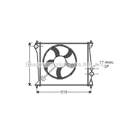 Foto Kühler, Motorkühlung AVA QUALITY COOLING AI2213