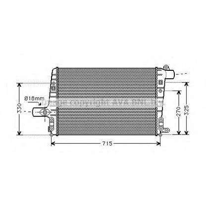 Photo Intercooler, charger AVA QUALITY COOLING AI4136