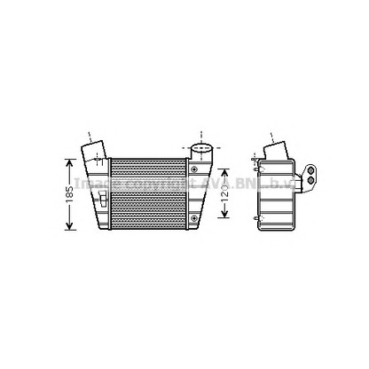 Photo Intercooler, échangeur AVA QUALITY COOLING AI4208