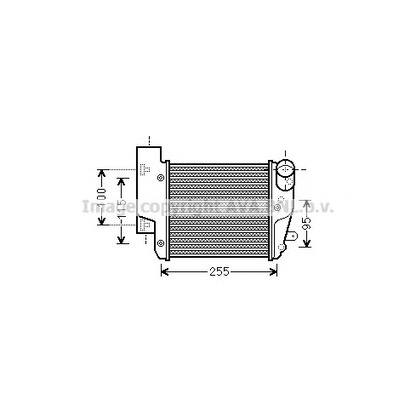 Фото Интеркулер AVA QUALITY COOLING AI4304