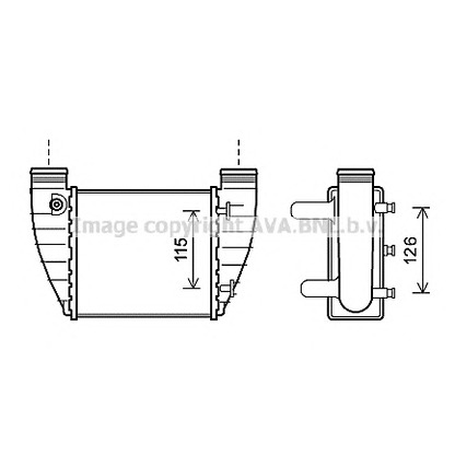 Foto Ladeluftkühler AVA QUALITY COOLING AI4345