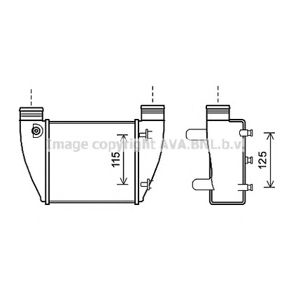 Foto Intercooler AVA QUALITY COOLING AI4364