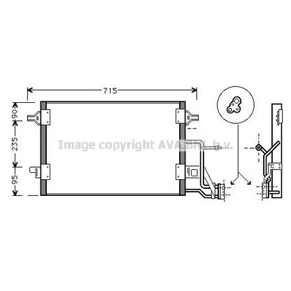 Photo Condenser, air conditioning AVA QUALITY COOLING AI5173