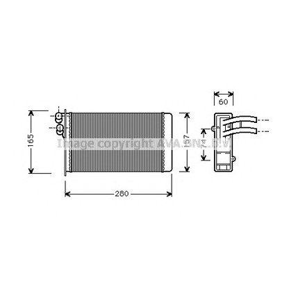 Foto Wärmetauscher, Innenraumheizung AVA QUALITY COOLING AI6141