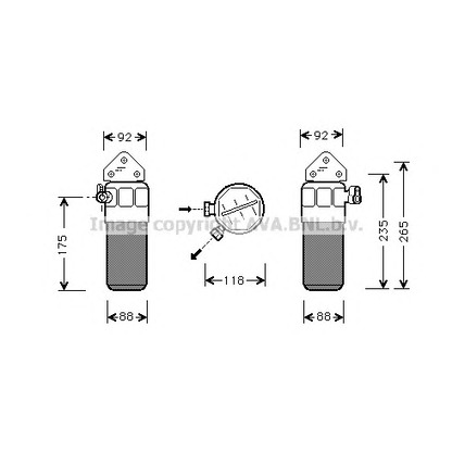 Photo Filtre déshydratant, climatisation AVA QUALITY COOLING AID260