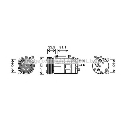 Foto Kompressor, Klimaanlage AVA QUALITY COOLING AIK222