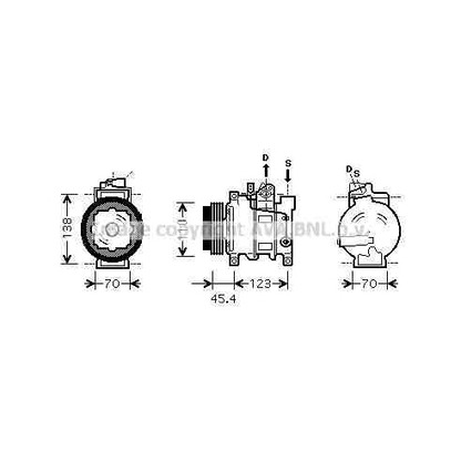 Foto Compresor, aire acondicionado AVA QUALITY COOLING AIK261