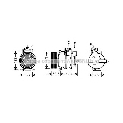 Фото Компрессор, кондиционер AVA QUALITY COOLING AIK284