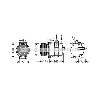 Фото Компрессор, кондиционер AVA QUALITY COOLING AIK312