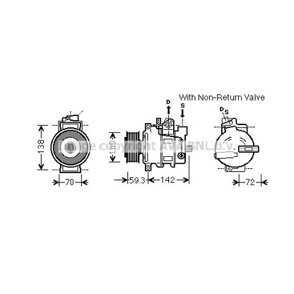 Фото Компрессор, кондиционер AVA QUALITY COOLING AIK334