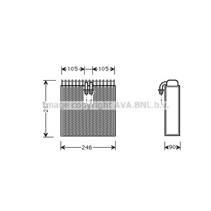 Foto Verdampfer, Klimaanlage AVA QUALITY COOLING AIV031