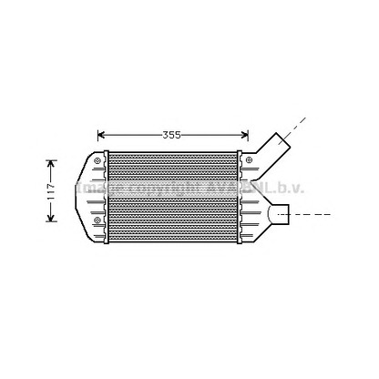 Photo Intercooler, charger AVA QUALITY COOLING AL4066