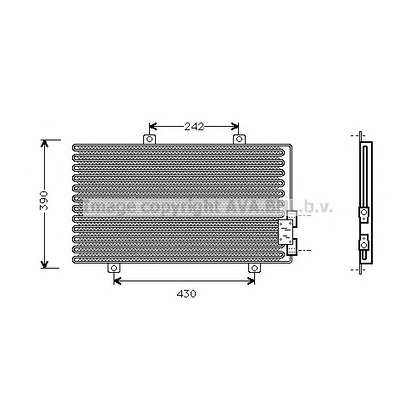 Photo Condenser, air conditioning AVA QUALITY COOLING AL5063
